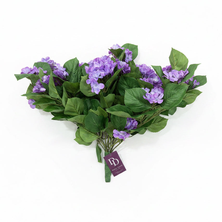 27" Hydrangea Bush | UV Treated | Lavender or White