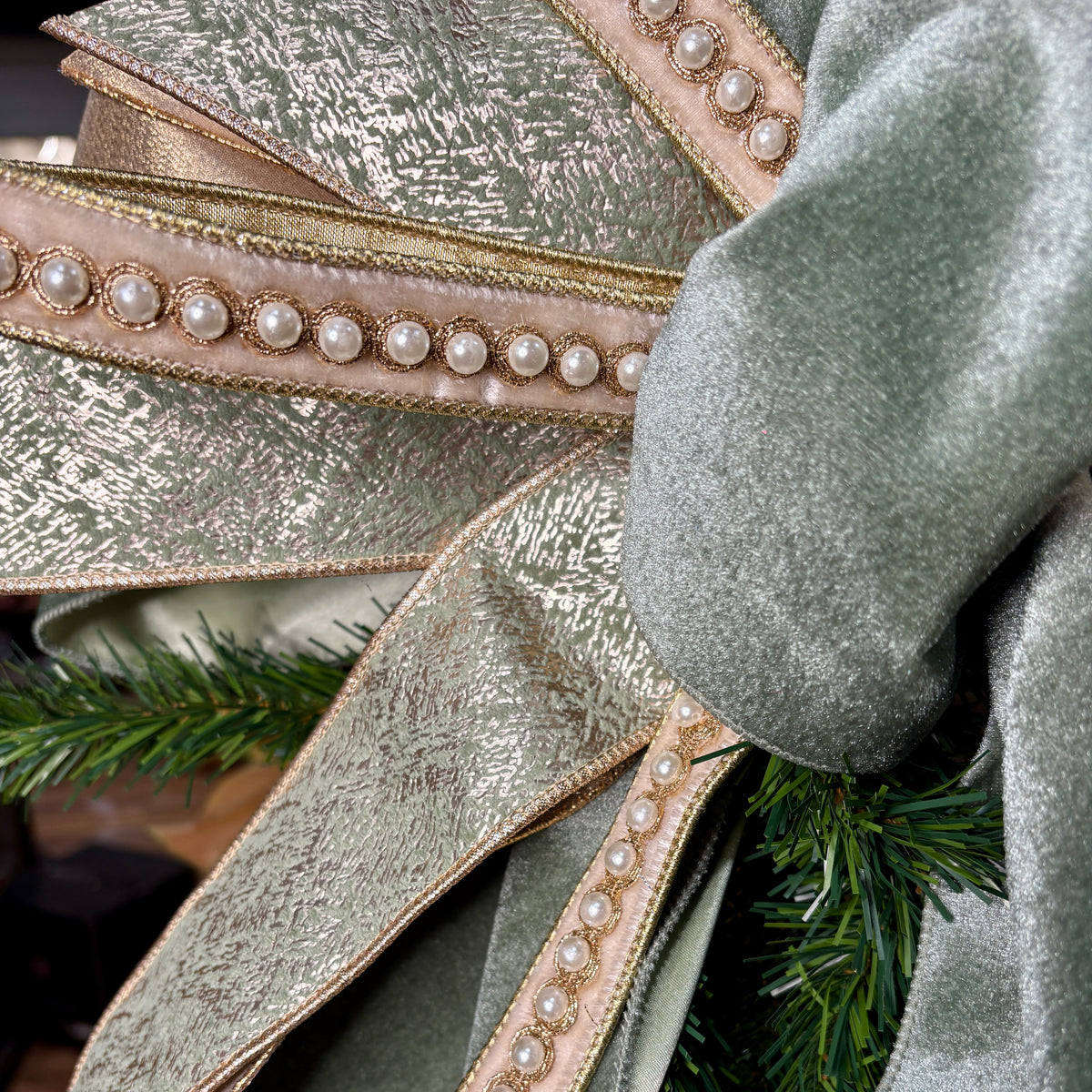 20" Sage & Splendor Designer Christmas Bow *Limited Edition