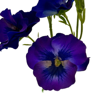 15" Just Cut Pansy Spray | Purple or Pink