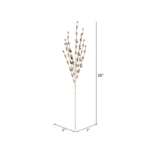 38" Needle Pine Spray-Champagne