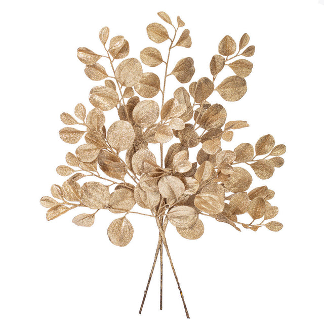 25" Café Latte Dogwood Glitter Spray