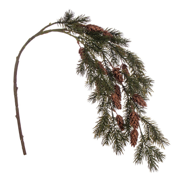 39" Artificial Cedar with Cone Spray
