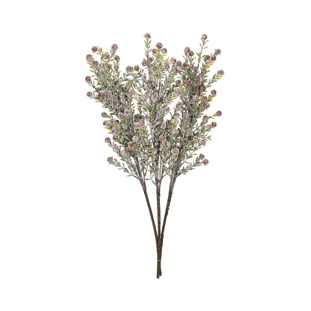20.5" Artificial Frosted Red Berry Greenery Spray
