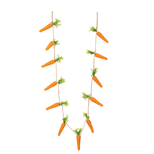 6ft Artificial Carrot Garland