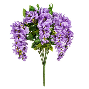 19" Lavender Wisteria Bush
