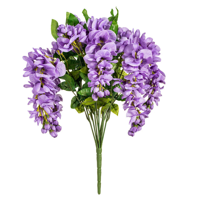 19" Lavender Wisteria Bush