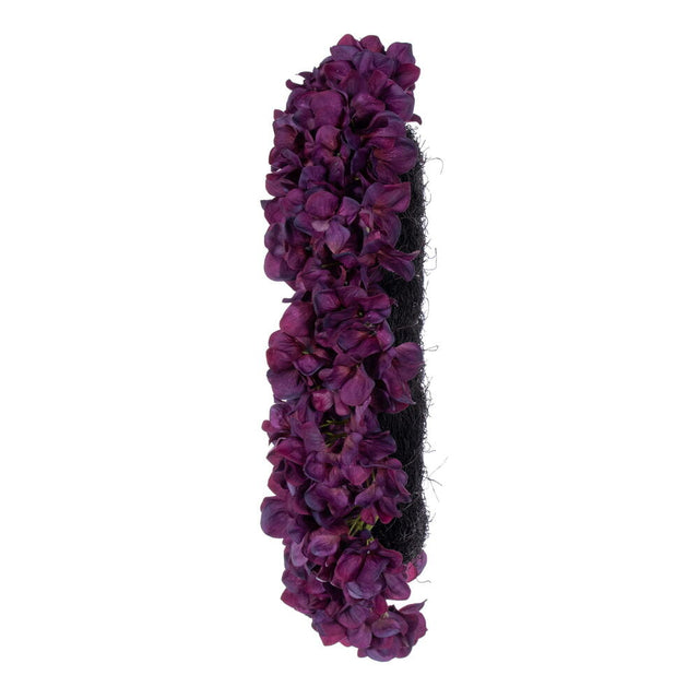 20" Real Touch Burgundy Hydrangea Wreath