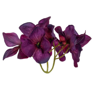 20" Real Touch Burgundy Hydrangea Wreath