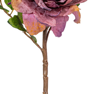 16.5" Real Touch Peony Stem | Orange/Red or Purple