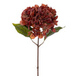 Real Touch Hydrangea Burgundy, Dark Purple/ Burgundy, Orange/Red, additional view