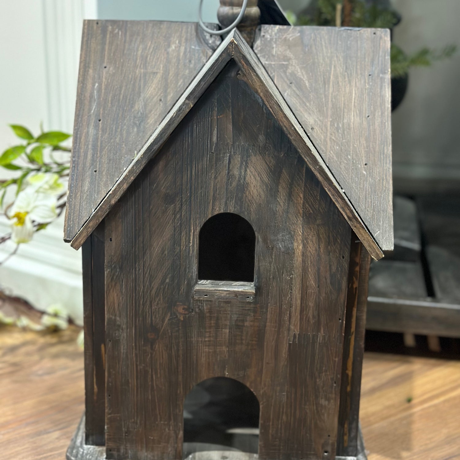 Rustic Four Gable Birdhouse 10.25”