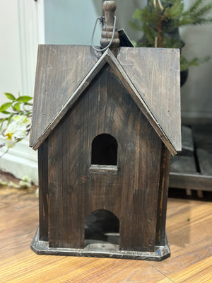 Rustic Four Gable Birdhouse 10.25”