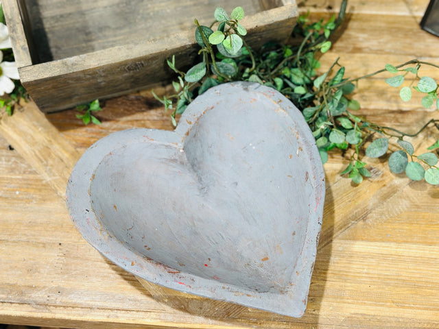 11" Heart Dough Bowl