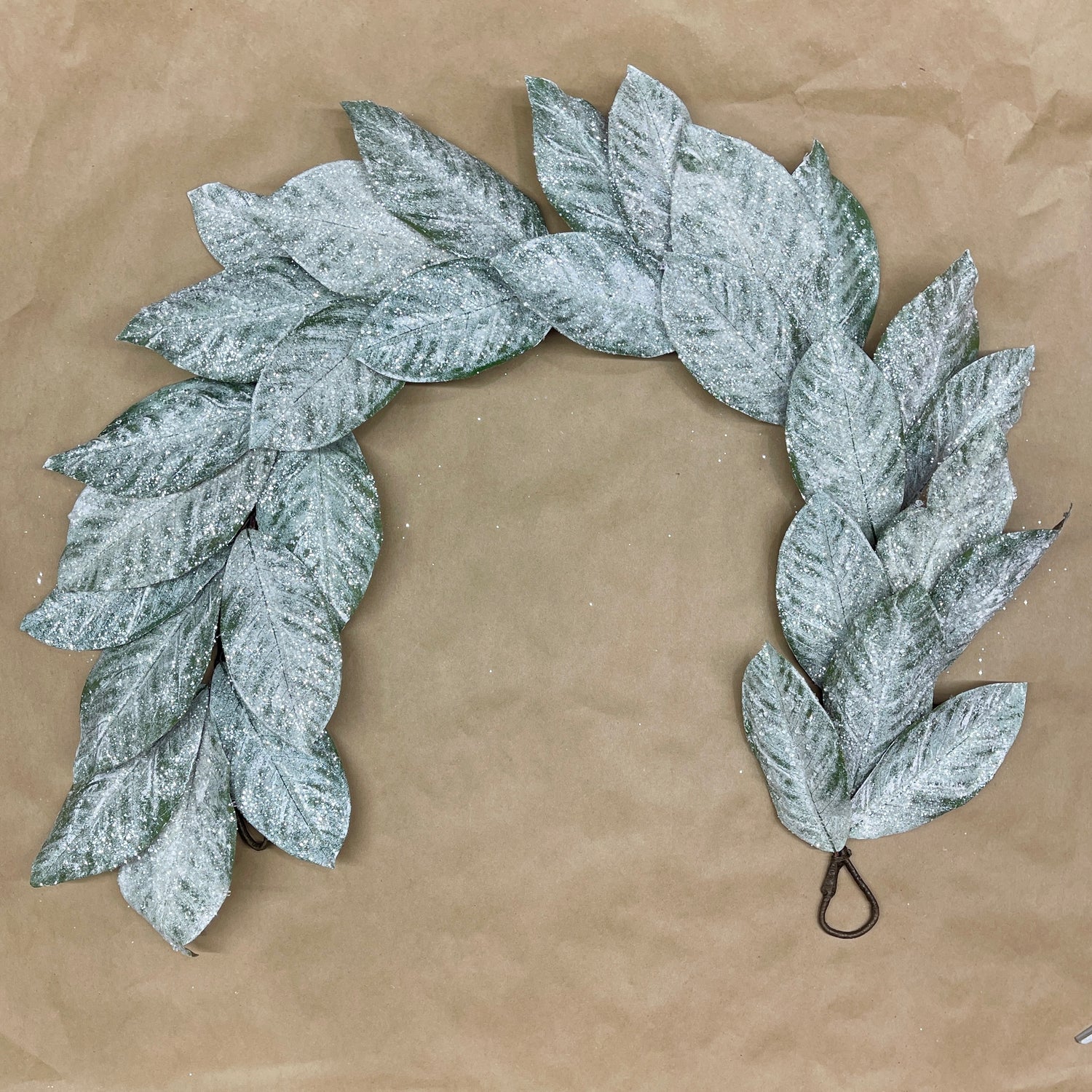48" Snow Magnolia Leaf Garland