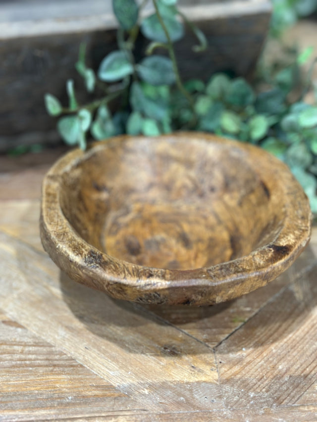 6" Petite Round Wooden Bowl