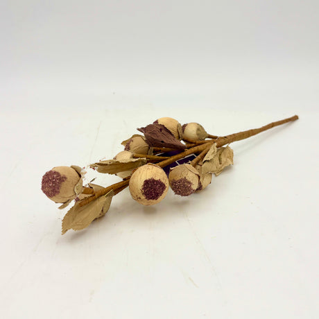 Dried Berry Pick, Burgundy, Cranberry, or Cream, additional view