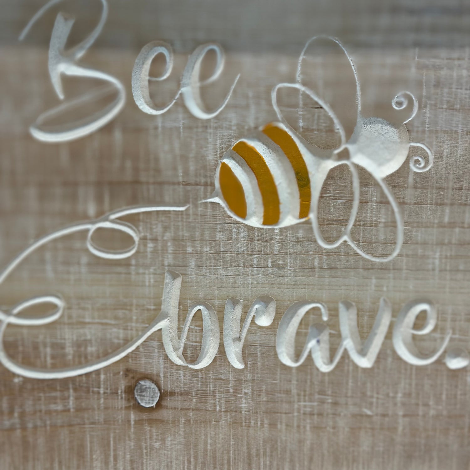 15"-12" Nesting Wood Bee Trays Set of 2