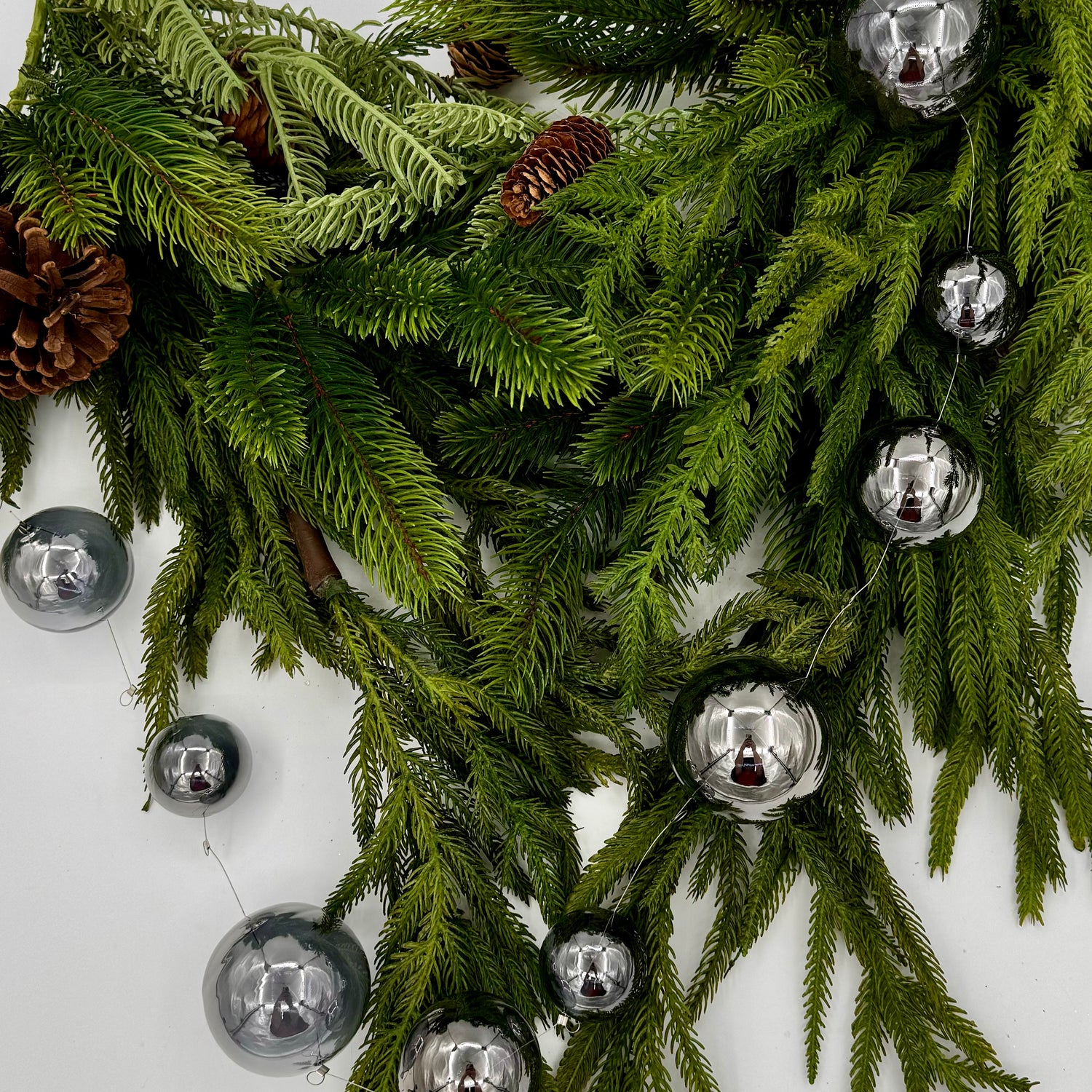 33" Garland of Glass - Gray