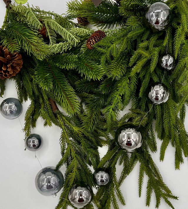 33" Garland of Glass - Gray