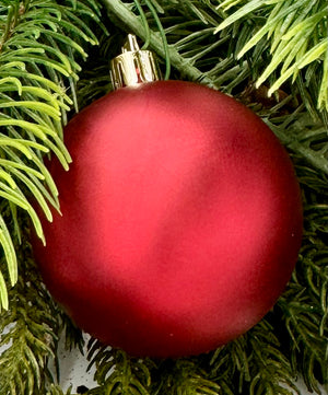 2.4" Red Matte Ball UV