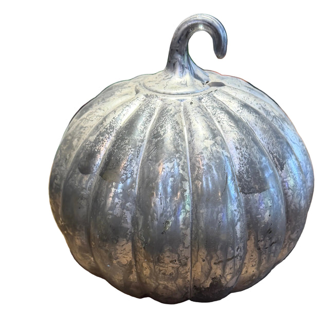 9" Glass Pumpkin