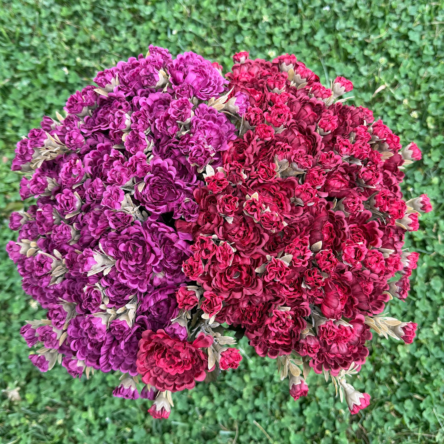 16" Fall Mum Bush | Available in Burgundy or Plum