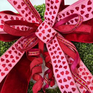 22" Velvet Valentine Bow
