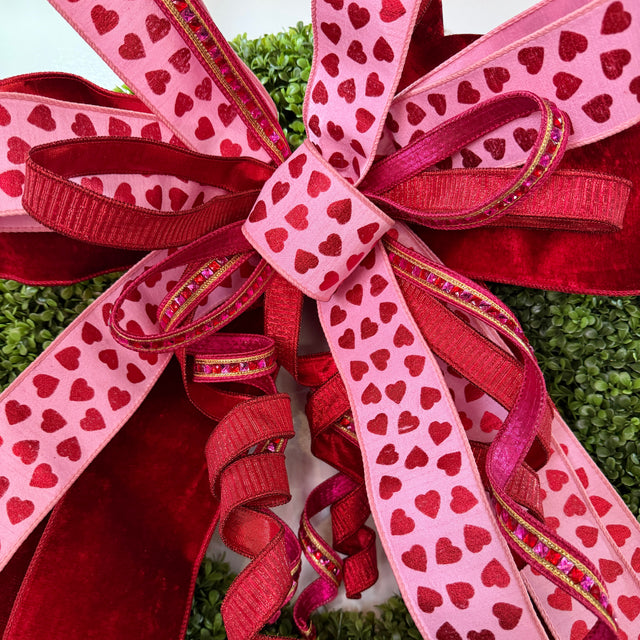 22" Velvet Valentine Bow