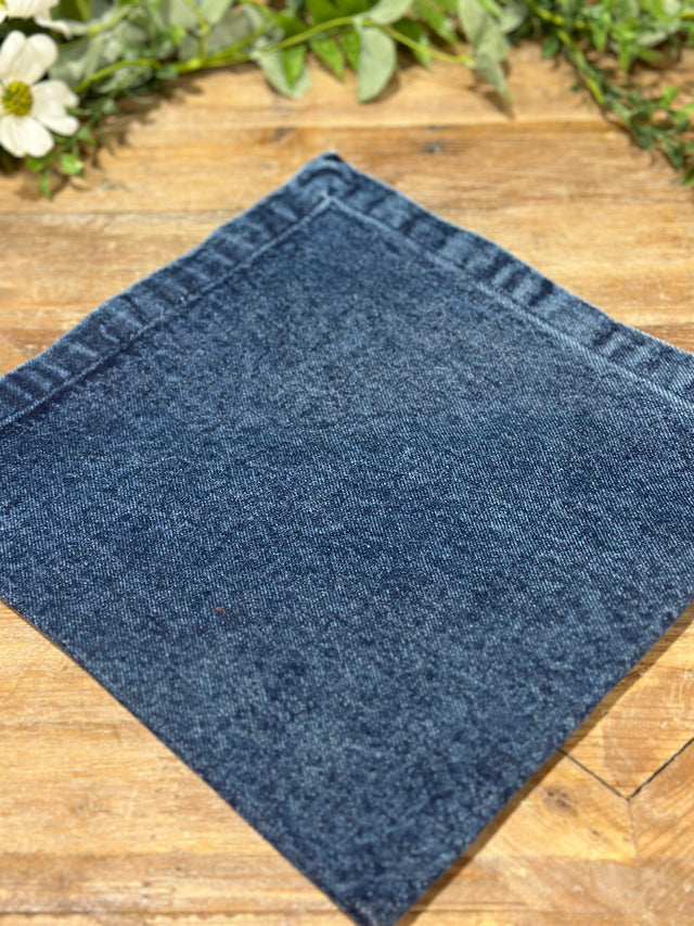 20.5" x 20.5" Denim Napkin