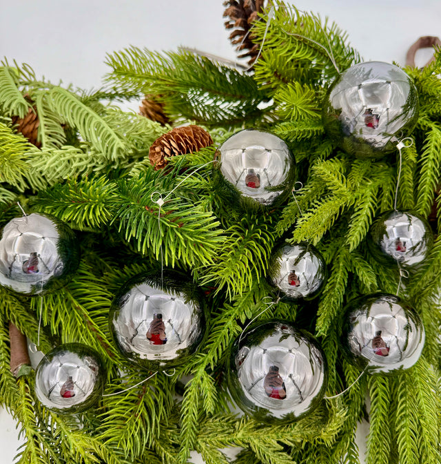 33" Garland of Glass - Gray