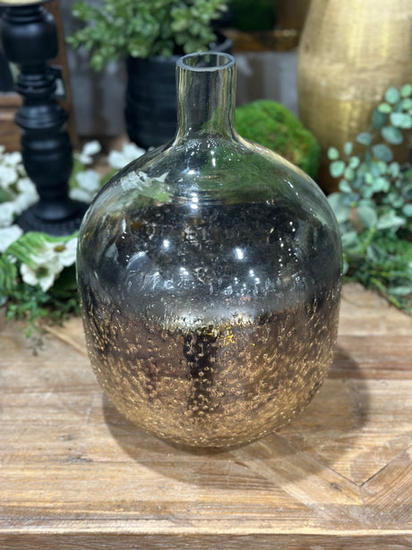 14 inch Vase Glass Dot