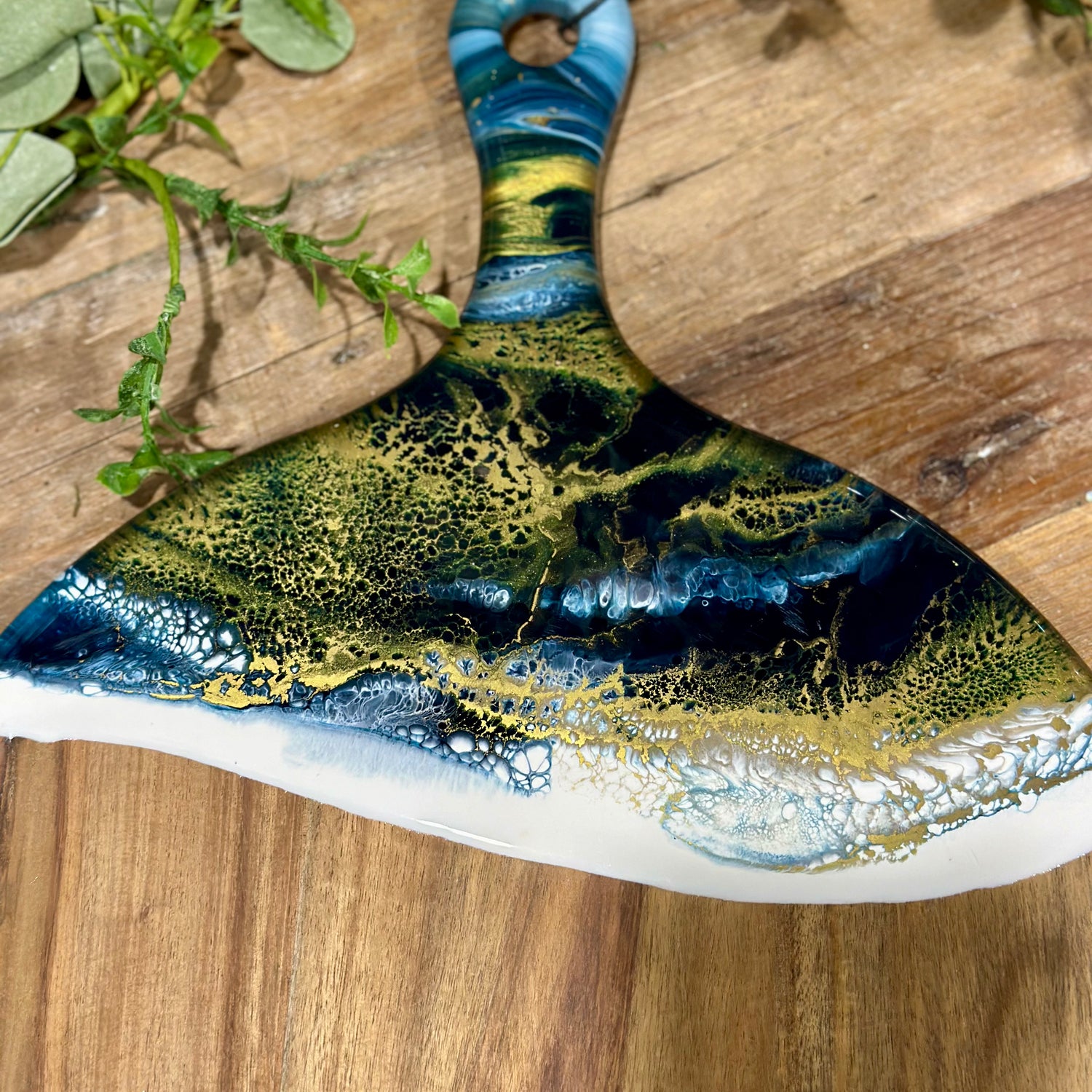 12" Round Cheese Paddle Board Sapphire Sky