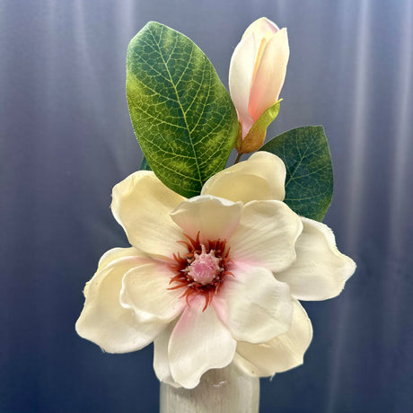 Cream/Pink Magnolia & Bud Pick, additional view