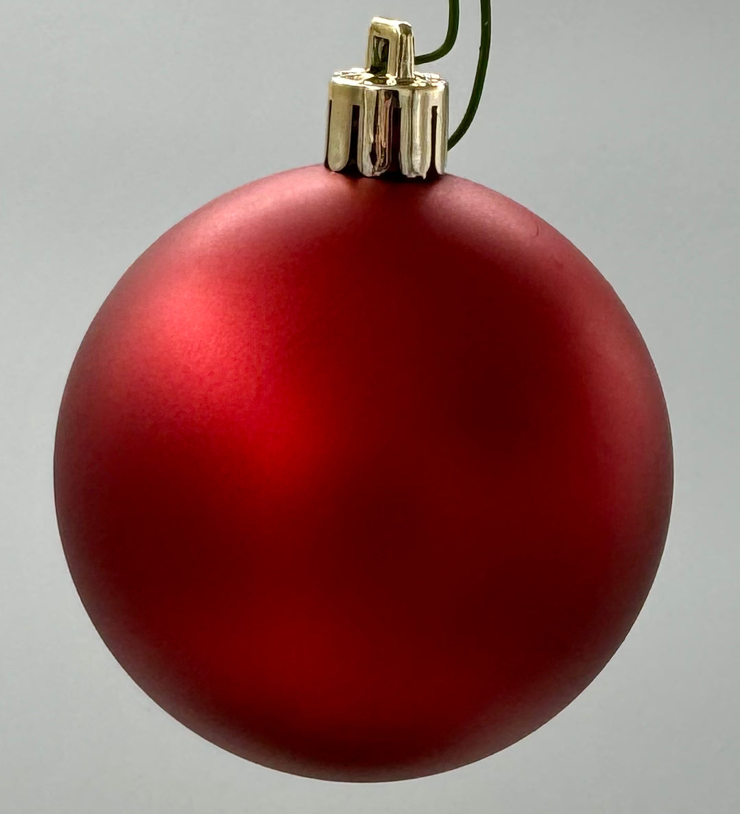 2.4" Red Matte Ball UV