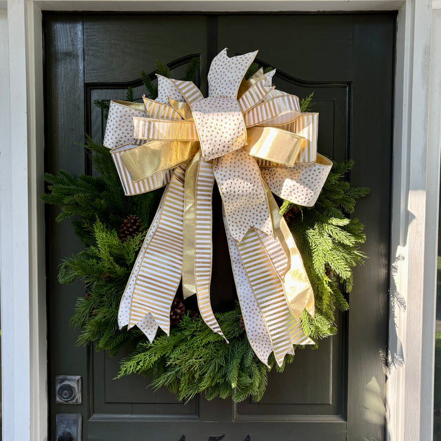 30" Natural Touch Mixed Evergreen Wreath