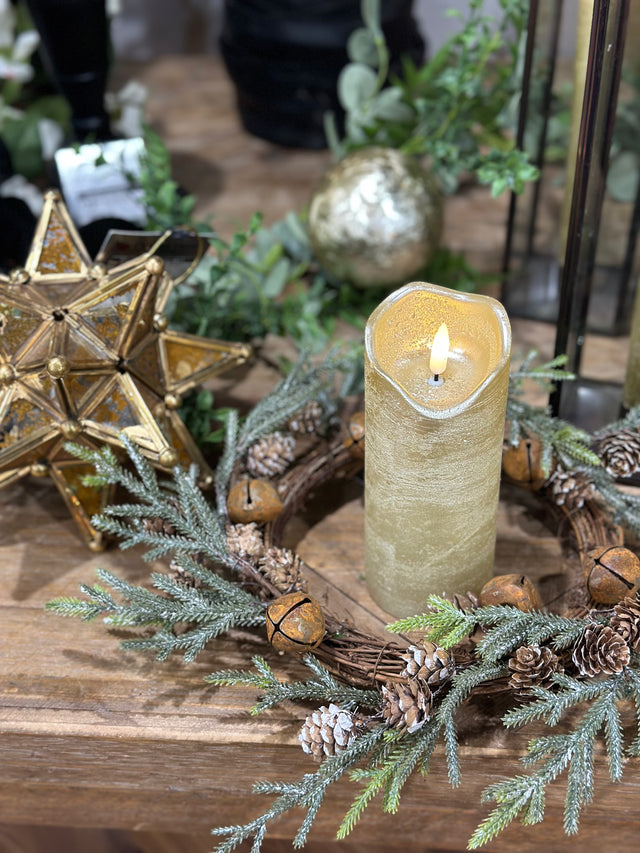 Small Pine Wreath/ Candle Ring 12"