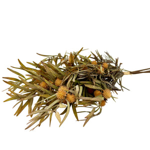 22.5" Fall Mixed Grass Bush | Burgundy, Cream, or Light Brown