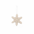Glass Figure Dolomite Snowflake/Tree Ornament, additional view