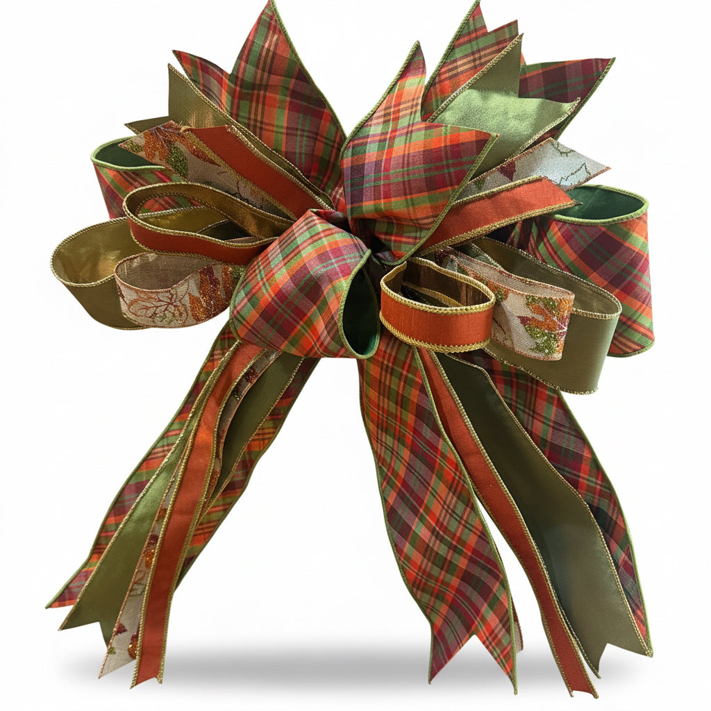 20" Moss & Maple Designer Fall Bow