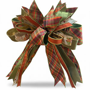 20" Moss & Maple Designer Fall Bow