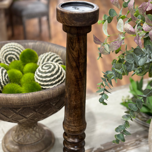 23" Candle Holder Mango Wood