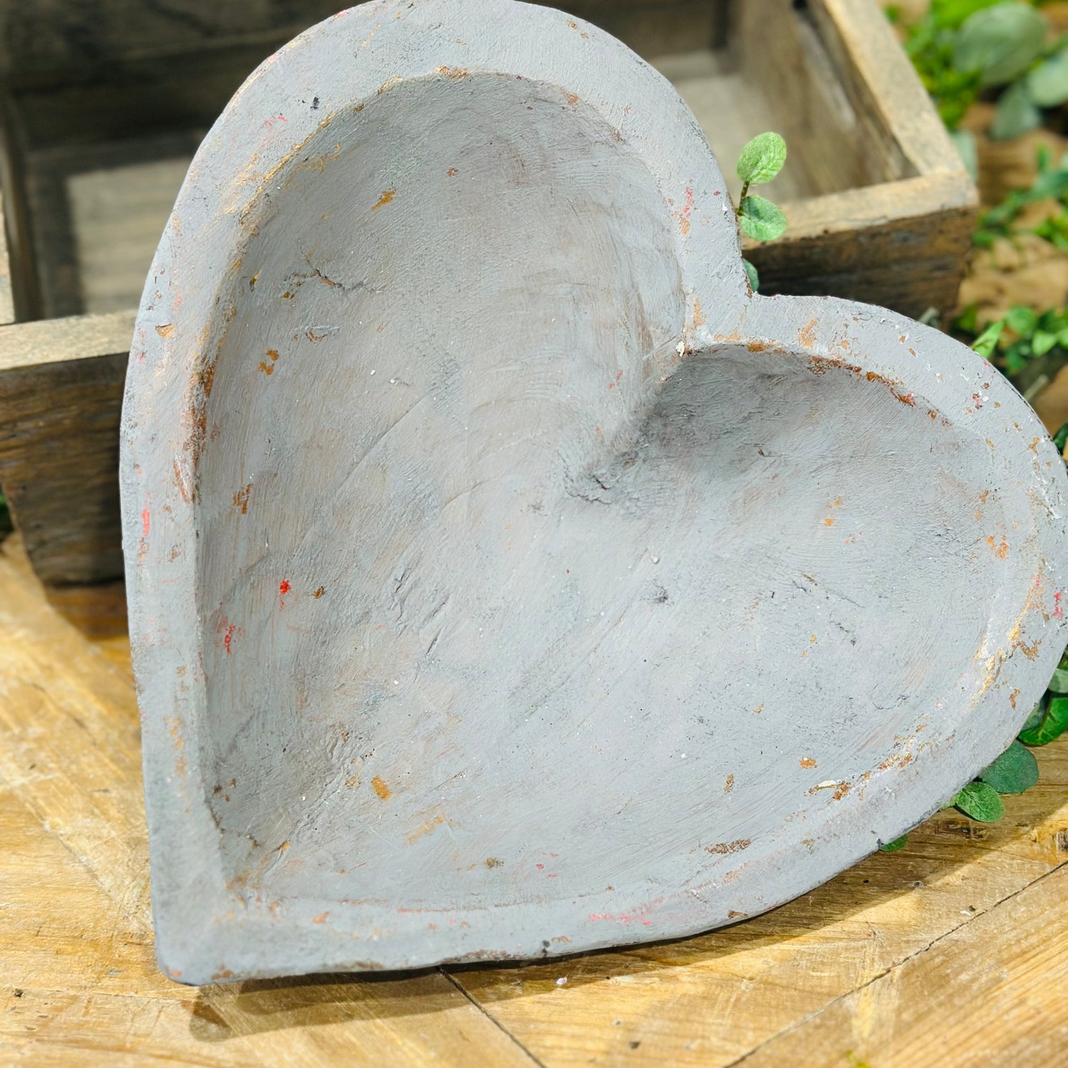 11" Heart Dough Bowl