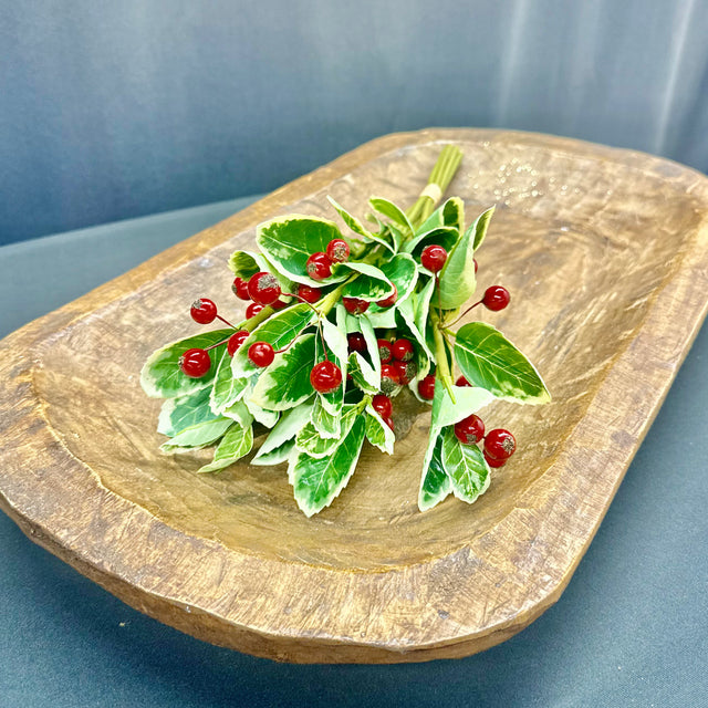 15" Green Leaves with Berries- Bundle