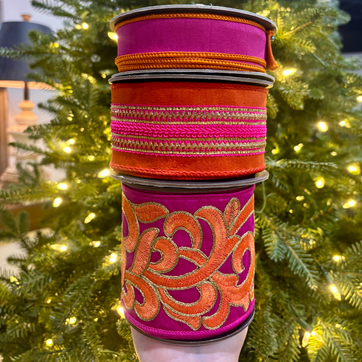 Designer Ribbon Bundle | Fashion Forward Hot Pink & Orange