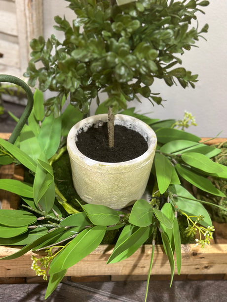 Eucalyptus Green Candle Ring, additional view