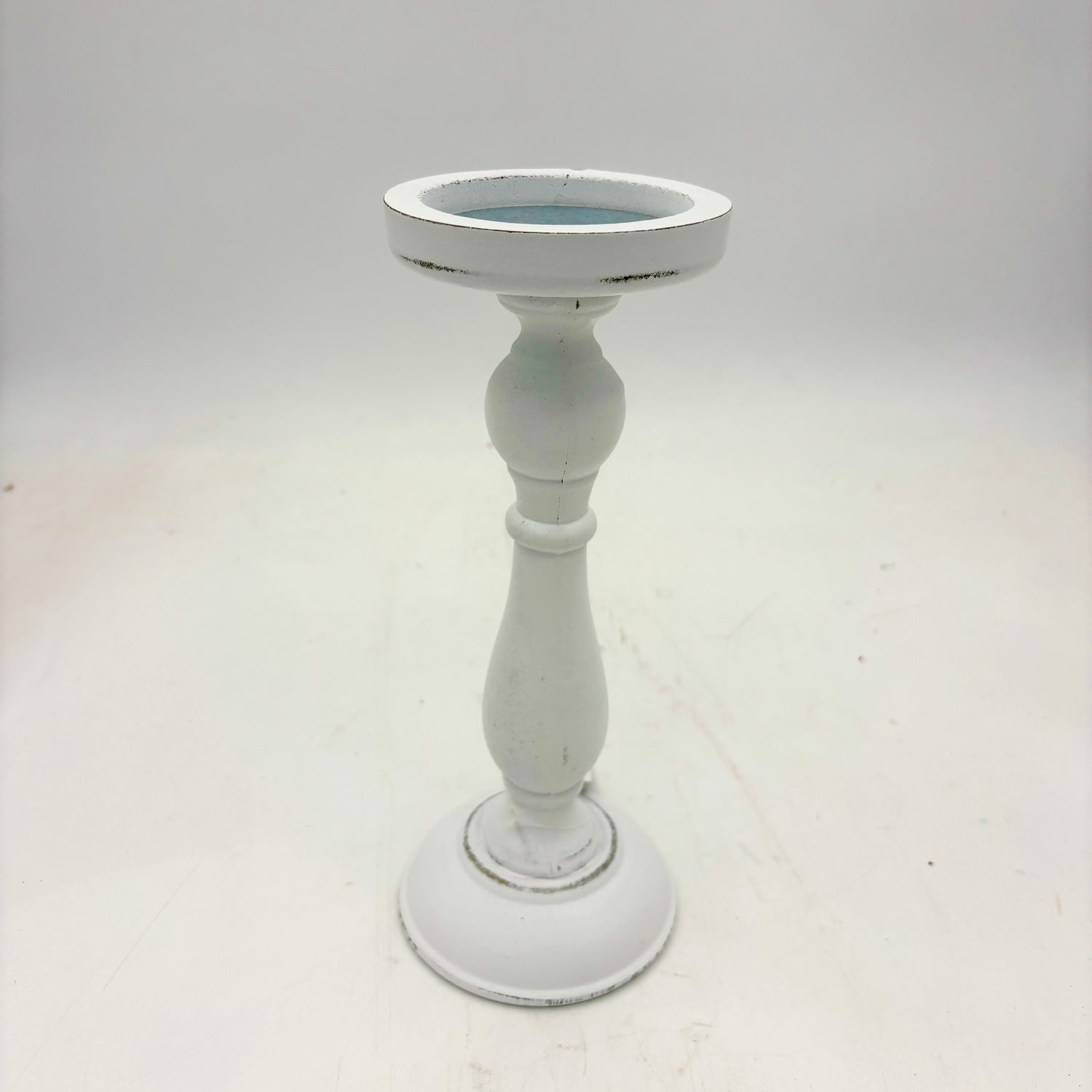10.5" White Candleholder