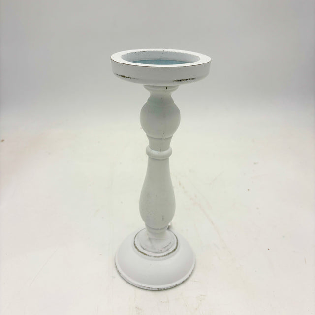 10.5" White Candleholder