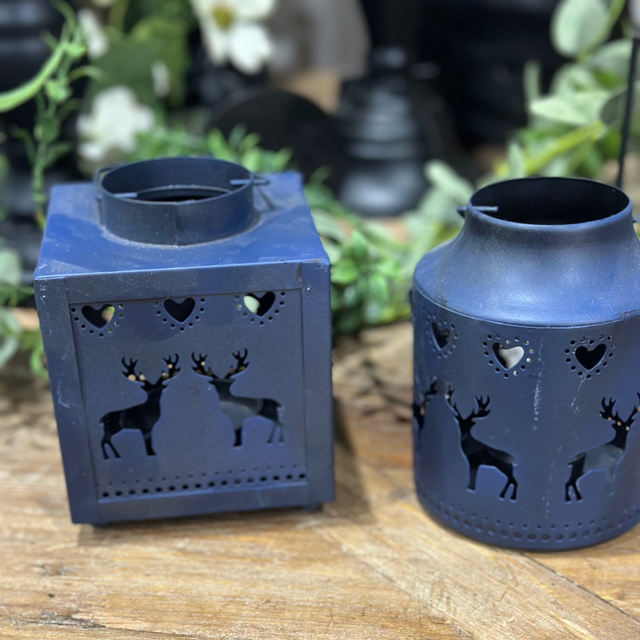 3” Small Blue Lantern (Round or Square)