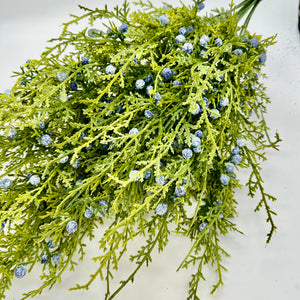 21.5" Blue Juniper Spray