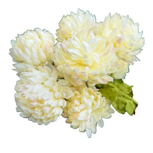 21" Mum Bush | Cream or Rust